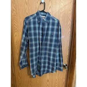 New without tags men's wrangler‎ plaid shirt , flannel , size medium